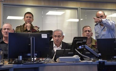 بنيامين نتنياهو في اجتماع لتقييم الوضع في غزة