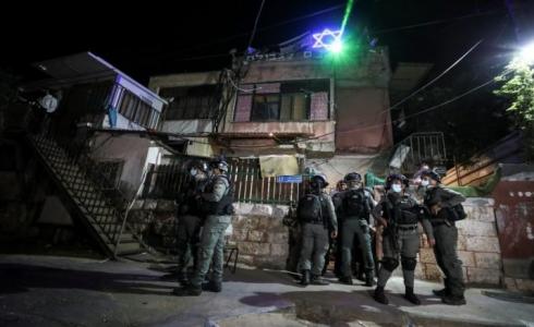 جنود الاحتلال في حي الشيخ جراح