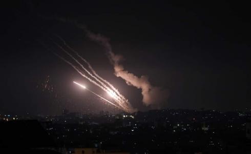 إطلاق صواريخ من غزة