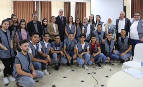 لقاء عورتاني مع أعضاء البرلمان الطلابي الموحد ومجلس أطفال فلسطين