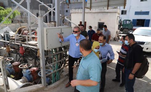 خلال تفقد المشروع