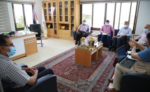 خلال زيارة وفد الإدارة العامة للصحة النفسية ووحدة التنيق في وزارة الصحة لبرنامج غزة للصحة النفسية