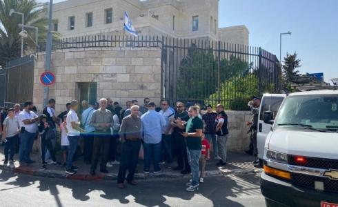 الوقفة التضامنية في سلوان صباح اليوم