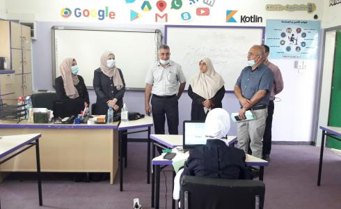 وزارة التربية والتعليم وتربية الوسطى يتفقدان امتحان التدريب العملي للفروع المهنية