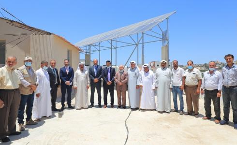 افتتاح مشروع الطاقة الشمسية