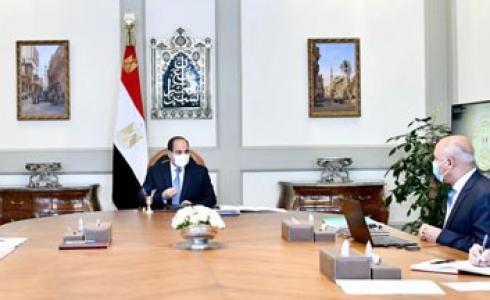 اجتماع السيسي مع رئيس الحكومة ووزير النقل