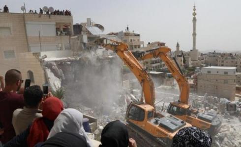 الاحتلال يهدم منزلا في العيسوية بالقدس