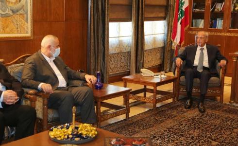 إسماعيل هنية يلتقي نبيه بري