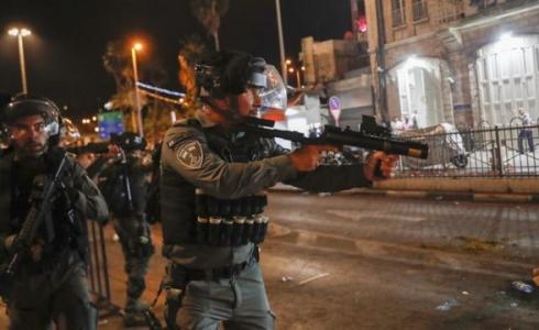 قوات الاحتلال في حي الشيخ جراح