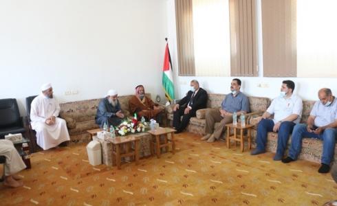 جمعية المجلس العلمي تستقبل وفداً من جامعة القدس المفتوحة فرع خان يونس