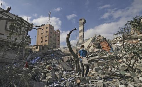 أثار الدمار في قطاع غزة