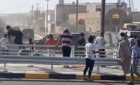 رشق موكب رئيس الوزراء العراقي بالحجارة