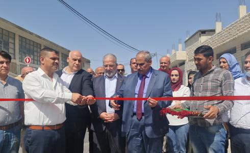 افتتاح مدخل سبسطيه بعد إعادة تأهيله