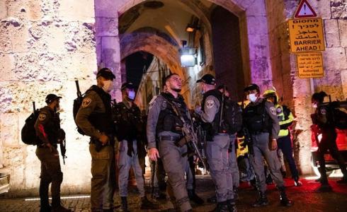 مضاعفة عناصر الشرطة استعدادا لمسيرة الأعلام بالقدس