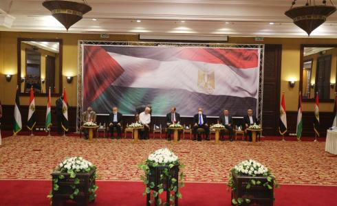 اجتماع الفصائل الفلسطينية مع الوفد الأمني المصري في غزة أمس