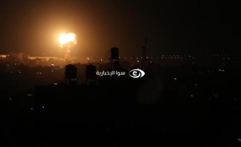قصف إسرائيلي على غزة الليلة الماضية
