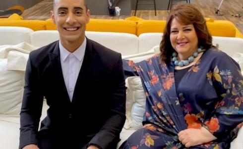 الفنان عمرو وهبة ودلال عبد العزيز