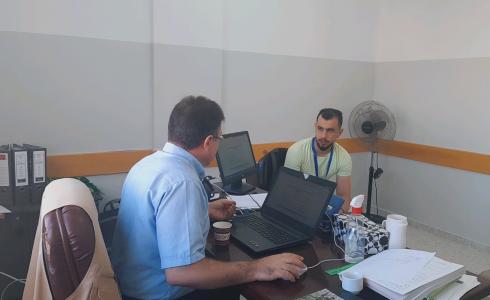 وزارة العمل بغزة تناقش مع صندوق التشغيل الفلسطيني تشغيل موظفي التشغيل المؤقت