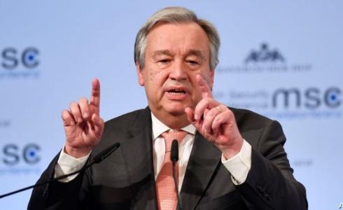 الأمين العام للأمم المتحدة أنطونيو غوتيريش