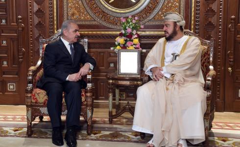 لقاء اشتية مع نائب رئيس الوزراء العماني