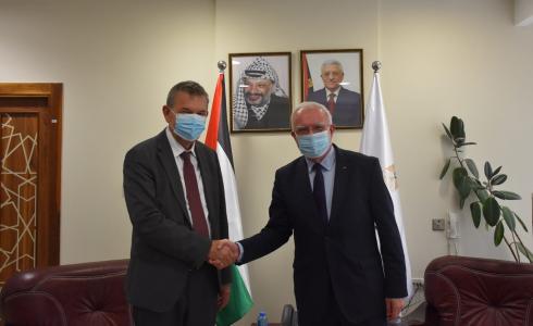 لقاء  المالكي مع مفوض عام الأونروا - رام الله