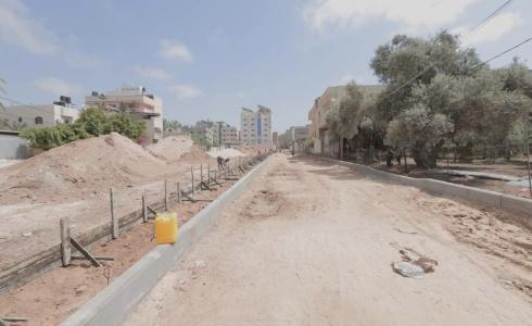 مشاريع البنى التحتية في غزة