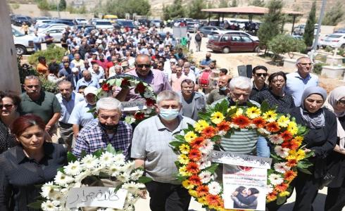 تشييع جثمان سهى جرار في رام الله