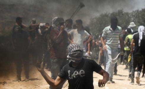 مواجهات مع الاحتلال على جبل صبيح في نابلس