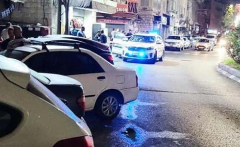 من مكان الجريمة بالناصرة، فجر اليوم