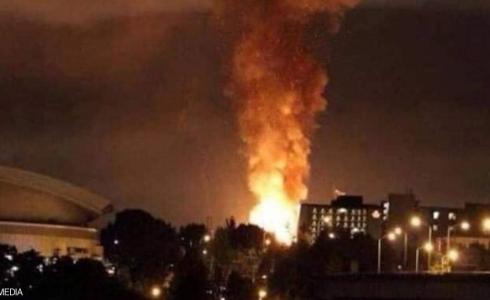 الانفجار في المنطقة الثالثة بالعاصمة طهران