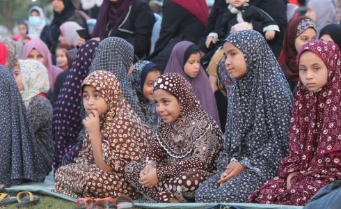 أداء صلاة عيد الأضحى في غزة