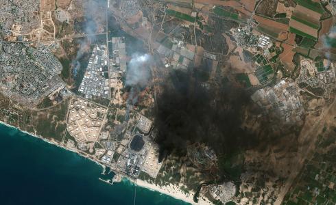 صور جوية لآثار الدمار في عسقلان خلال العدوان الأخير