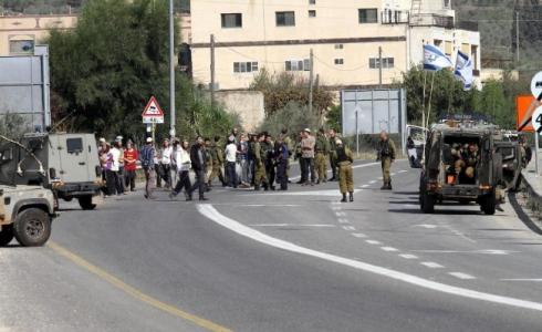 قوات الاحتلال تصيب شاب فلسطيني قرب مستوطنة يتسهار