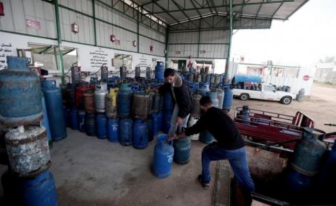 محطات تعبئة الغاز في غزة