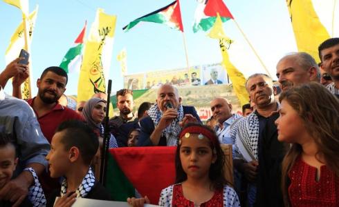جبريل الرجوب خلال المهرجان