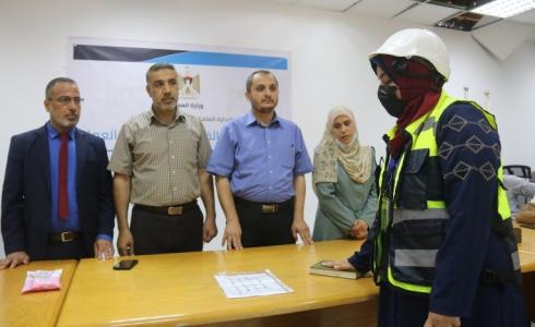 مراسم حلف اليمين القانونية لمفتشي العمل الجدد - وزارة العمل بغزة
