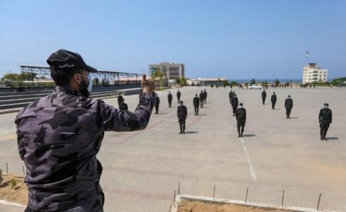 موظفي التشغيل المؤقت في قوى الأمن بغزة