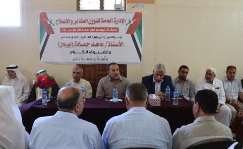 الوكيل المساعد لوزارة الداخلية يعقد لقاءً مع عشائر الشمال
