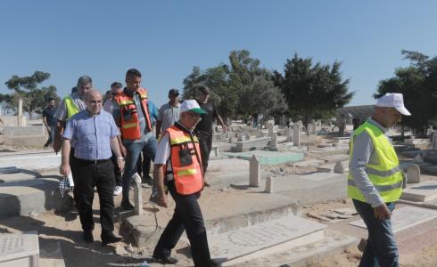 حملة تنظيف مقبرة الشيخ رضوان.