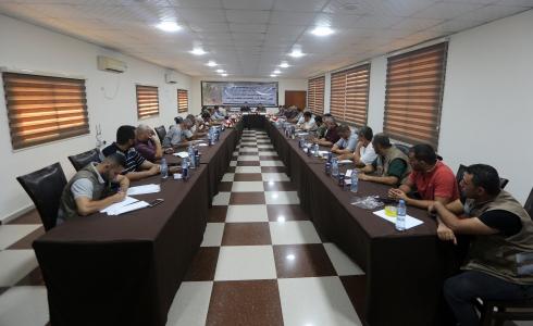 لقاء داخلية غزة بممثلي الفصائل والحالات العسكرية