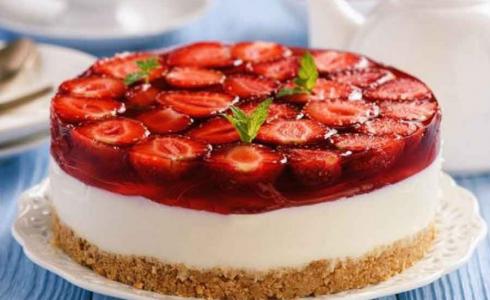 طريقة عمل  التشيز كيك البارد بمكونات سهلة