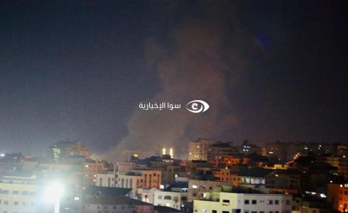 قصف غزة اليوم