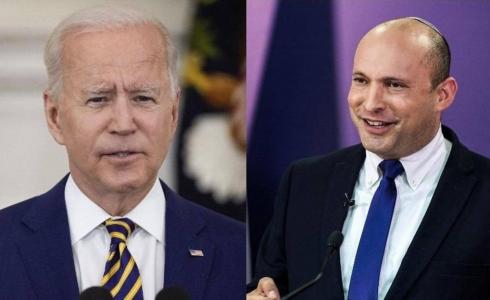 الرئيس الامريكي جو بايدن يستعد للقاء رئيس وزراء اسرائيل نتفالي بينيت