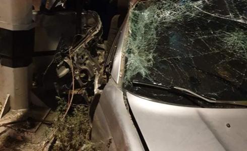 حادث سير ذاتي في طولكرم