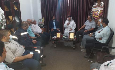 اجتماع نواب شمال غزة مع اداة شركة الكهرباء