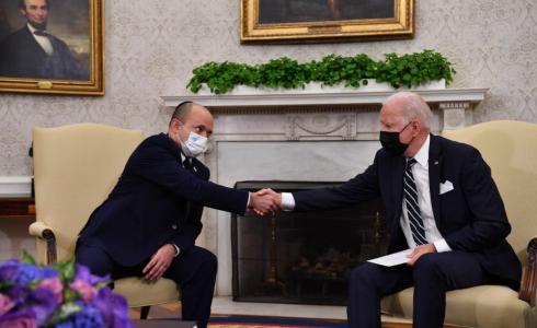 لقاء الرئيس الأمريكي برئيس الوزراء الإسرائيلي