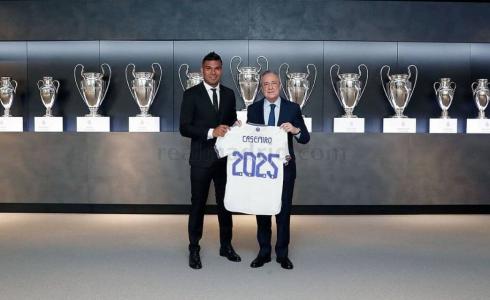 كاسميرو مدد عقده مع النادي الملكي