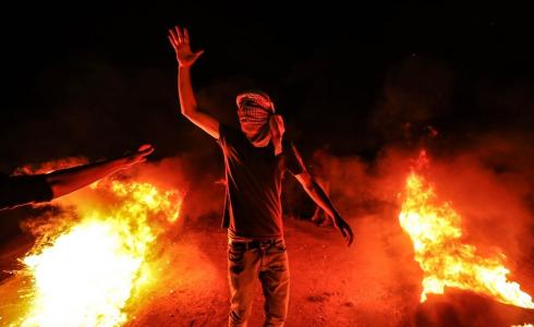 فعاليات الإرباك الليلي على حدود قطاع غزة