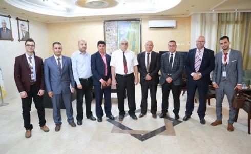 جامعة الأزهر تستقبل وفد المؤسسة الوطنية الفلسطينية للتمكين الاقتصادي