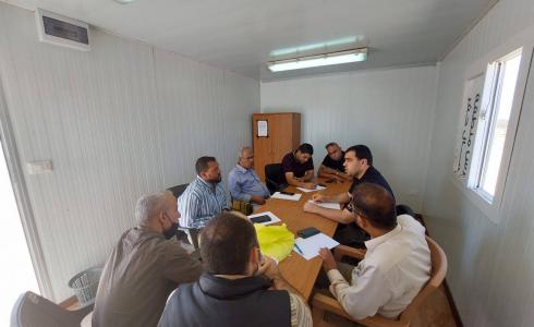 الأشغال بغزة تعقد لقاءات فنية لتنسيق أعمال مشروع تأهيل شارع الرشيد